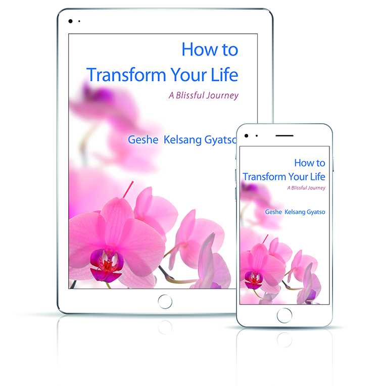 The book How to Transform Your Life shown on a table and smart phone