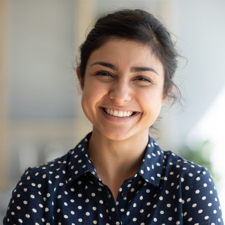 Woman with a beautiful smile