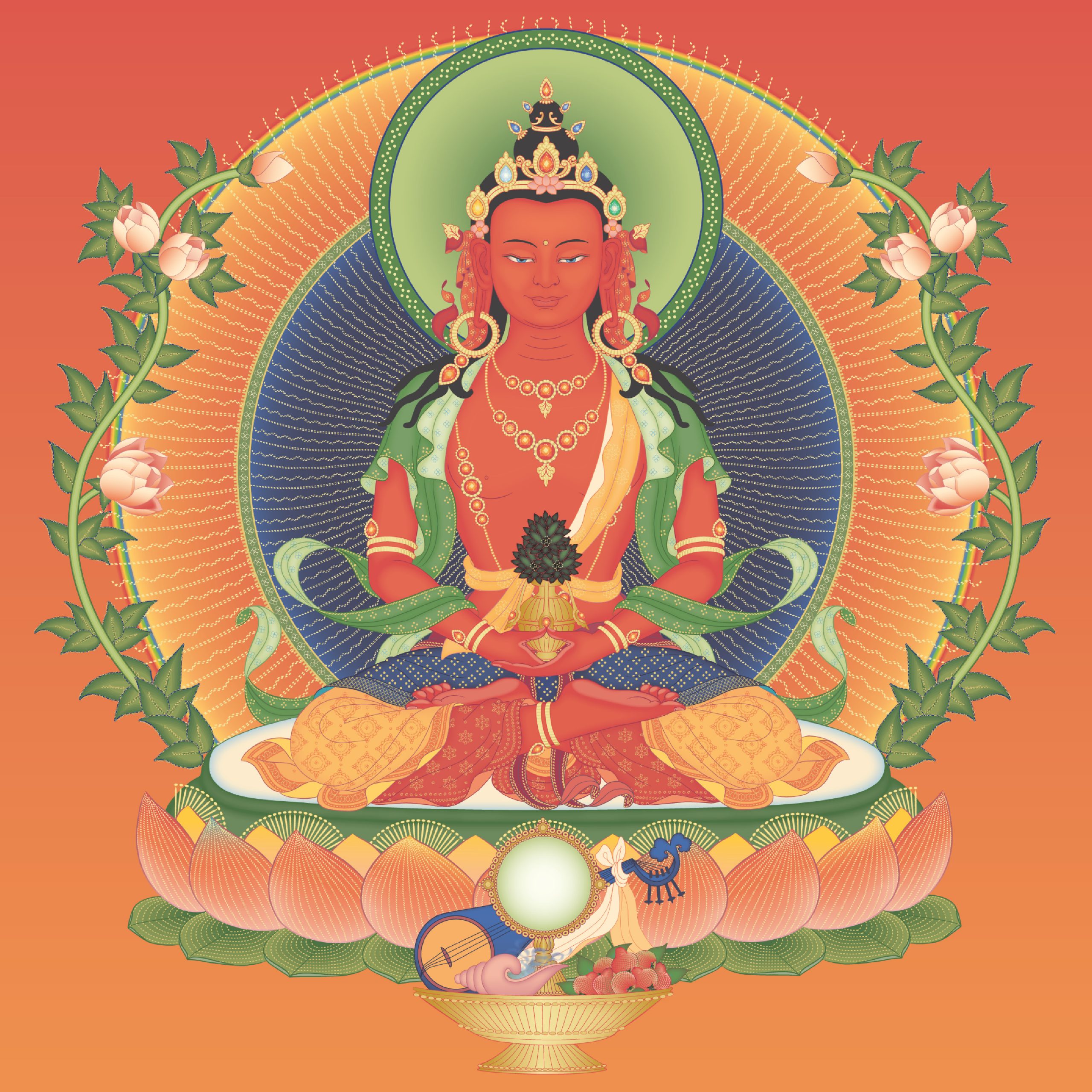 Beautiful Buddha Amitayus image
