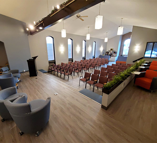 Main meditation room (main level)
